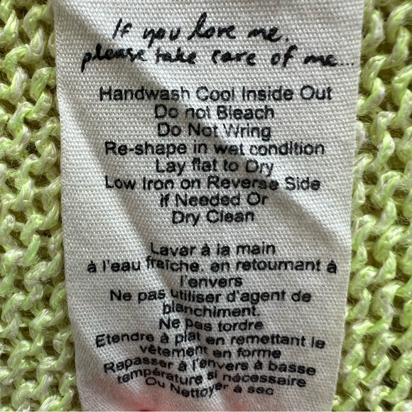 WILFRED ARITZIA sweater relaxed crewneck pullover green lightweight spring knit - Picture 8 of 11